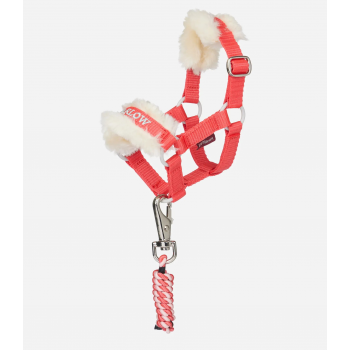 LEMIEUX HARLOW TOY PONY HEAD COLLAR & LEAD CORAL CRUSH