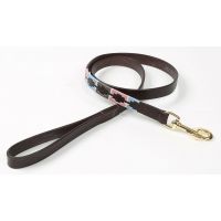 DROVER POLO DOG LEAD PINK/GREY/LIGHT BLUE