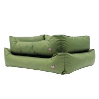 ANCOL MUDDY PAWS SQUARE DOG BED OXFORD GREEN