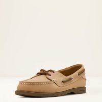 ARIAT WMS ANTIGUA BOAT SHOE NATURAL