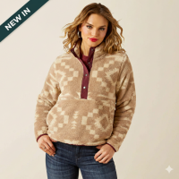 ARIAT BERBER SNAP FRONT LONE RIDGE SWEATSHIRT