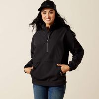 ARIAT WHISPER PULLOVER JACKET - BLACK