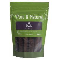 PURE & NATURAL GOURMET DUCK SAUSAGES 250g