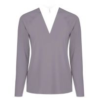 EQUETECH THERMAL SWEATER STOCK SHIRT GREY/WHITE