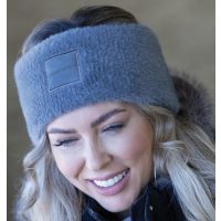 EQUETECH SUPASOFT LUXE FUR HEADBAND - GRAPHITE
