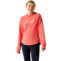 ARIAT YOUTH BENICIA SWEATSHRT CORAL PARADISE