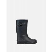 AIGLE WOODYPOP CHILDRENS WELLINGTON BOOT FUR LINED NAVY