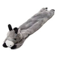 ANIMATE FLAT STUFFED HEAD DONKEY GREY