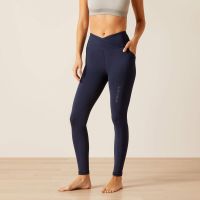 ARIAT EOS CHIC HALF GRIP RIDING TIGHTS L NAVY ECLIPSE