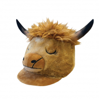 EQUETECH HAT SILK - HIGHLAND COW