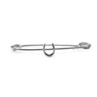 EQUETECH TRAD HORSESHOE STOCK PIN GOLD