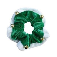 EQUETECH XMAS BELLS SCRUNCHIE GREEN/WHITE