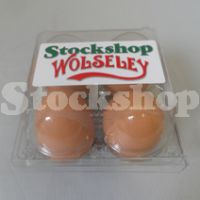 BOX OF 6 RUBBER EGGS