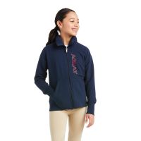 ARIAT YOUTH TEAM LOGO FULL ZIP SWEATSHIRT TEAM