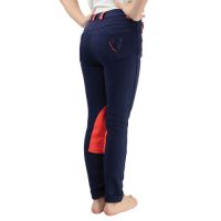 HY BELTON CHILDRENS JODS NVY/RED 20"