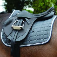 SAXON QUILTED ALL PURPOSE PAD GREY/BLUE/WHITE