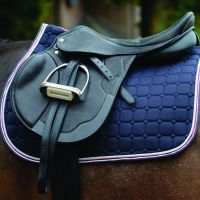 SAXON QUILTED ALL PURPOSE PAD NAVY/PINK/WHITE