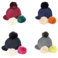 SHIRES HAT SILK WITH SWITCHABLE POM POMS
