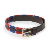DROVER POLO BELT NAVY/RED