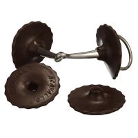 ACAVALLO GEL BIT GUARDS BROWN