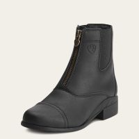 ARIAT YOUTH SCOUT ZIP PADDOCK BOOT BLACK