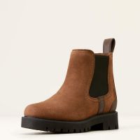 ARIAT WEXFORD LUG WATERPROOF CHELSEA BOOT DARK EARTH