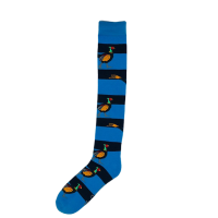 SHUTTLE WELLY SOCKS - PHEASANT BLUE & NAVY