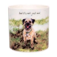 BORDER TERRIER MUD CHINA MUG | ANNA DANIELLE
