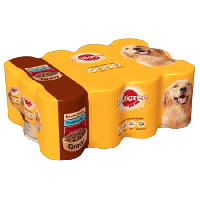 PEDIGREE GRAVY MIXED FLAVOUR WET FOOD CANS 12 PACK