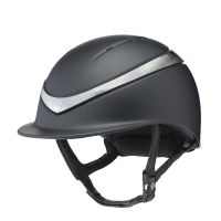 CHARLES OWEN HALO MATT BLACK WITH PLATINUM RING