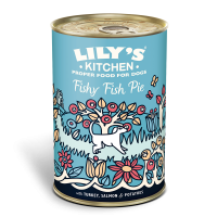 LILYS KITCHEN FISH PIE 6 X 400G DOG FOOD TINS