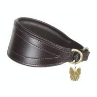 DIGBY & FOX GREYHOUND COLLAR BROWN
