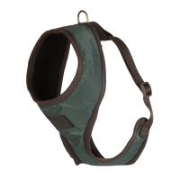 DIGBY AND FOX HERITAGE DOG HARNESS  FOREST GREEN