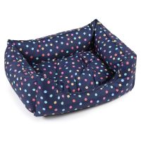 DIGBY &  FOX LUXURY DOG BED BALLS PRINT
