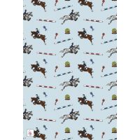 EMILY COLE TEA TOWEL - SHOW JUMPING