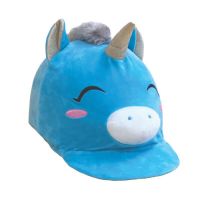 EQUETECH PEGGI PEGASUS HAT SILK O/S BLUE