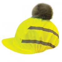 EQUETECH VISION POM HAT HI VIS -YELLOW OR ORANGE
