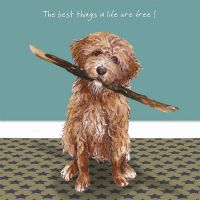 BEST THINGS GOLDENDOODLE GREETING CARD | ANNA DANIELLE
