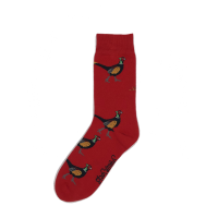 SHUTTLE SOCKS - PHEASANT RED