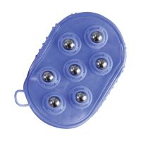 HYSHINE RUBBER MASSAGE MITT BLUE
