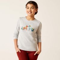 ARIAT YOUTH WINTER FASHIONS HORSE PRINT T-SHIRT