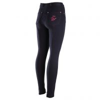LEGACY LADIES CONTRAST JODHPURS NAVY/RASPBERRY