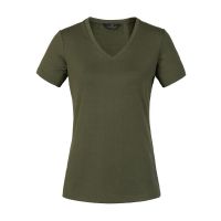 KINGSLAND WAYLIN LADIES V NECK T-SHIRT OLIVE