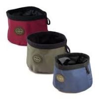 LE CHAMEAU PORTABLE DOG BOWL BLUE