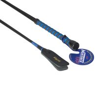 MAC RIDING WHIP 26" BLK/BLUE HANDLE