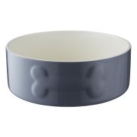 MASON CASH BONE DOG BOWL GREY 20cm