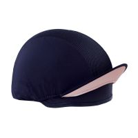 EQUETECH VENTED HAT SILK NAVY/ROSE GOLD