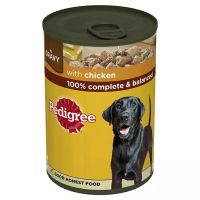 PEDIGREE TINNED CHICKEN IN GRAVY WET DOG FOOD 12 PACK