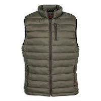 PERCUSSION MENS QUILTED GILET KHAKI