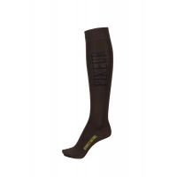 PIKEUR TUBE SOCK DARK CHOCLATE/BLACK